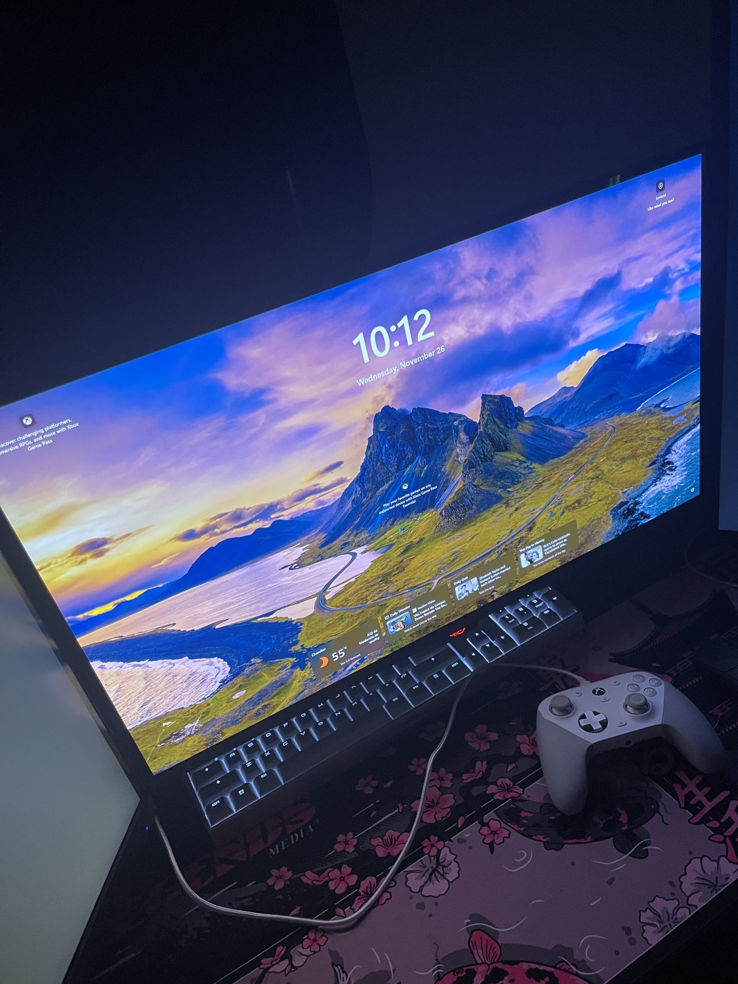 OLED monitor ASUS QD-OLED gaming