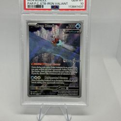 2023 Pokemon Iron Bundle Pokemon Center Stamped ETB SVP 066 PSA 10