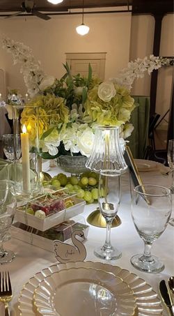 Faux Flower Center Pieces