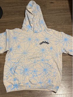 Sp5der AOP Web Hoodie in Heather Grey XL