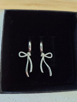 Aretes de plata italiana 925