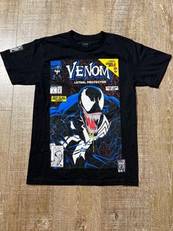 BAIT x Marvel Venom Lethal Protector T Shirt Small Black Spider-Man Comic
