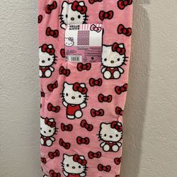 Hello kitty blanket 