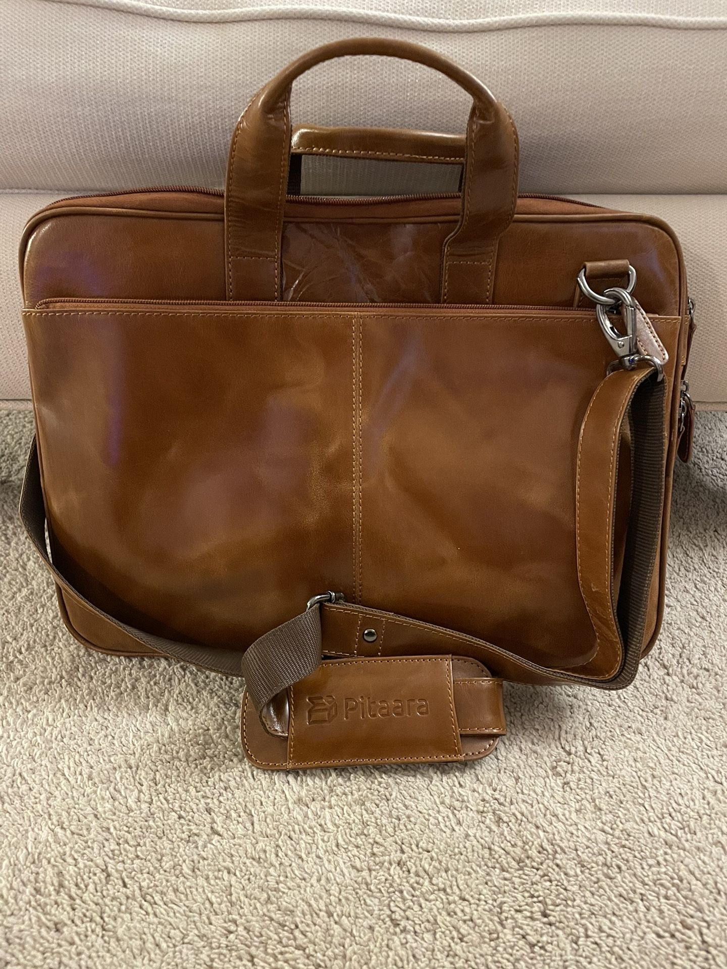 Pitaara Leather Messenger Bag