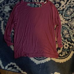 VS PINK Long Sleeve Open Back Tee