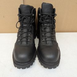 Red Wing 971 Steel Toe Work Boots Size 10.5D Black