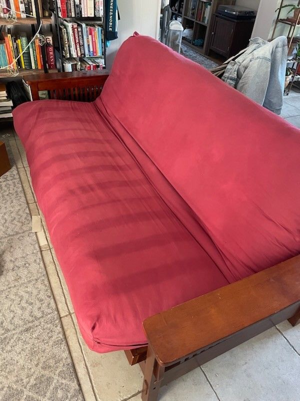 90s/2000s Solid 7' Futon 