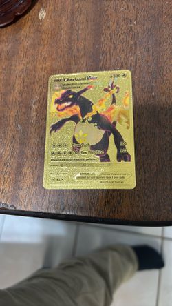 Gold Poke Mon Card