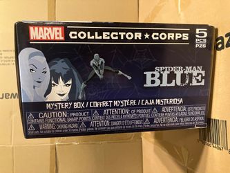 L, XL Funko Marvel Collector Corps Mystery Box - Spider Man Blue - Large, XLarge