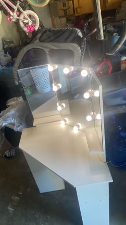 Makeup and glamour vanity