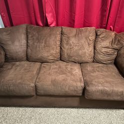 Brown couch 