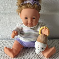 Berenguer Doll Chubby Toddler Girl 16’ Rooted Hair  Posable