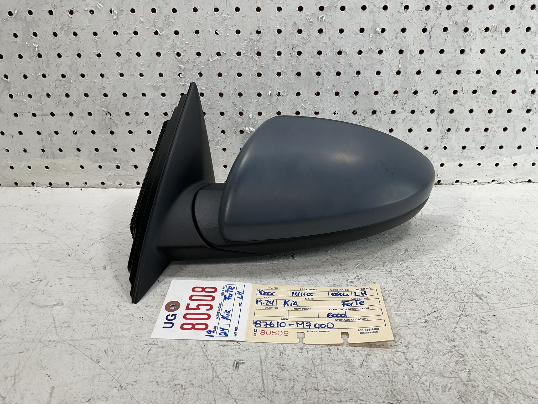 2019 2024 KIA FORTE LEFT SIDE DOOR MIRROR OEM