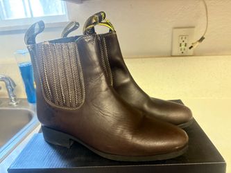Brown Leather Men’s 8 Boots