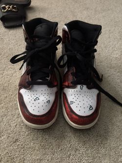 Red And White Jordans