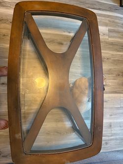 Glass Top Coffee Table – $20 OBO – Pickup Only