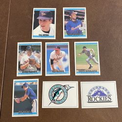 1992 Donruss Baseball 8 BONUS CARDS Complete BC1-BC8 card insert set Cal Ripken