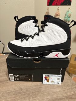 Size 10.5 - Nike Air Jordan 9 Retro OG White Red Black Space Jam 2016