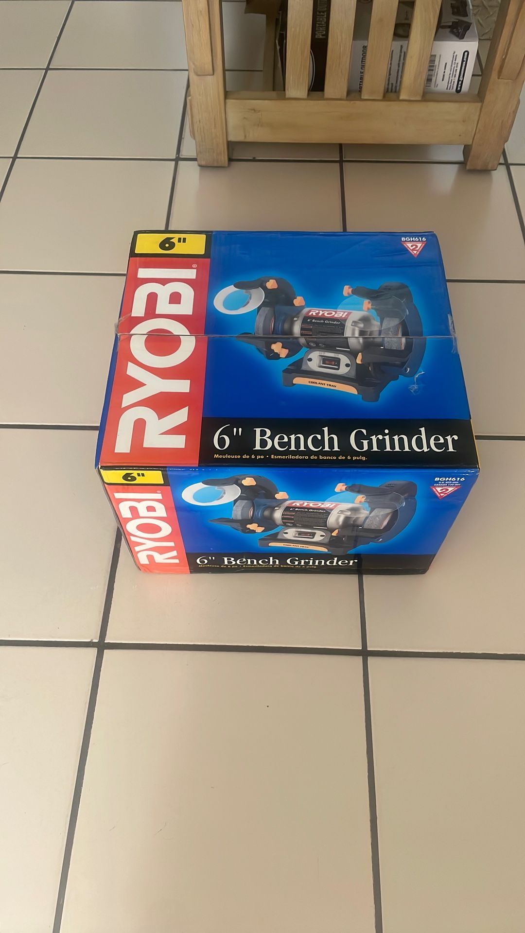 Brand New Ryobi 6” Bench Grinder