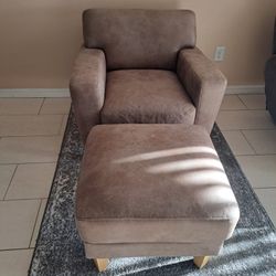 Chair And Ottoman Set