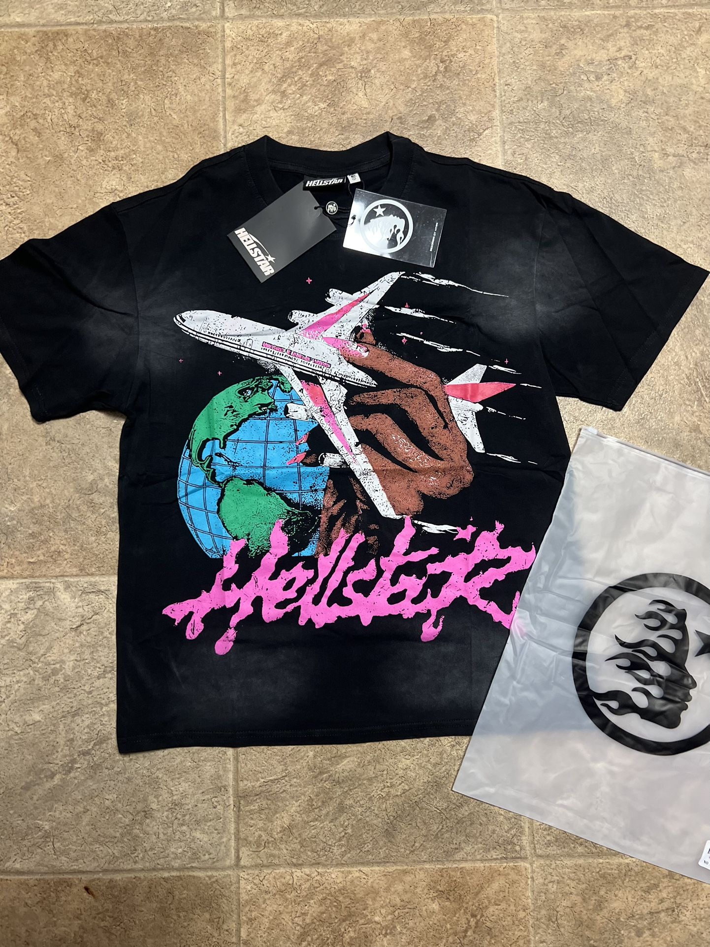 Black Hellstar T-Shirt - Small