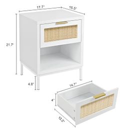 White Nightstand (Set of 2)