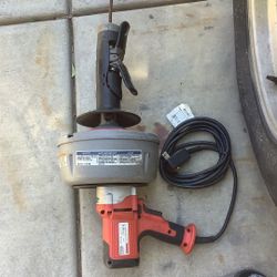RIDGID K-45 Drain Cleaning Snake Auger Machine with C-1 5/16 in. x 25 ft. Inner Core Cable 