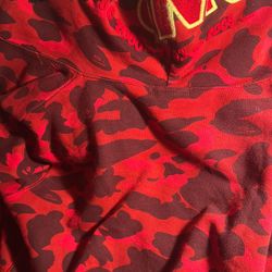 PONR Bape Hoodie Full Zip Up Size 2xl But Fits Like A Large