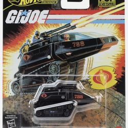 Hot Wheels G.I. Joe Cobra H.I.S.S. Pop Culture Diecast Black Tank HXD63