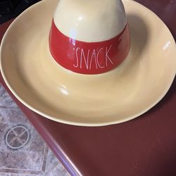 Rae Dunn Chip/Dip Holder