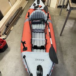 Intex 1 Person Inflatable Fishing Kayak
