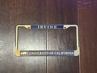 UCI University of Californa, Irvine License Plate Frame