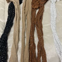 Women's Rhinestone Fishnet Tights Sparkle Fishnet Stockings Glitter Tights 