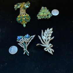 Rhinestone Broaches