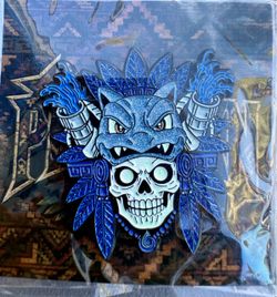 Pokemon  Blastoise Aztec Skull Warrior Pin