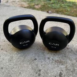 15 lb Kettlebell Pair – Great Condition
