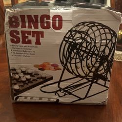 New Never Used Bingo Set