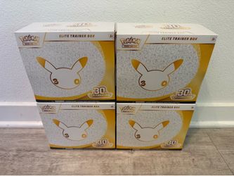 Pokémon 30th Anniversary Celebrations ETB Factory Sealed Elite Trainer Box New
