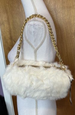 Faux Fur Shoulder Bag NWT 
