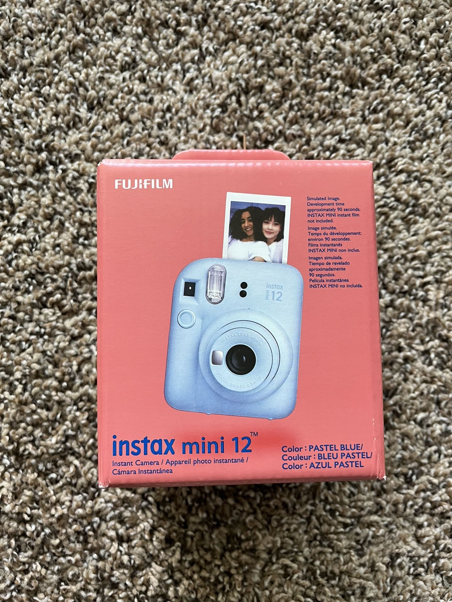 Fujifilm Instax Mini 12 Instant Film Camera - Pastel Blue
