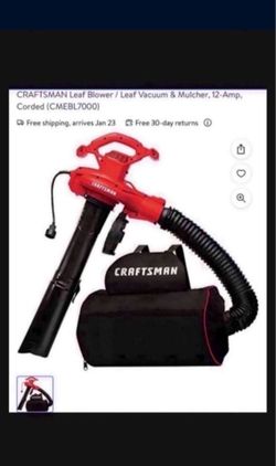 Craftsman 12-Amp Corded Leaf Blower Vacuum & Mulcher brand new