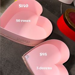 Valentines Flowers Boxes