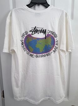BRAND NEW Stussy Global Tee Natural Size LARGE BRAND NEW with Tags! Stussy Archive 100% Authentic Guaranteed! No returns or refunds Thanks for looking