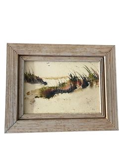Small Vintage Beach Dune Painting