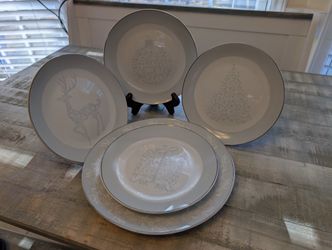 Christmas Antelier Collection Dish Set Brand New Original Package Unopened 12 pc