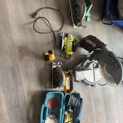 Bulk Tool Sale Saws, Sander, Light 