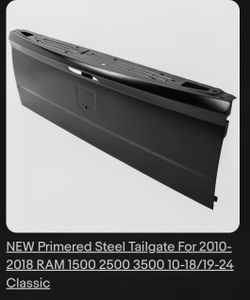 2018 Dodge ram tailgate