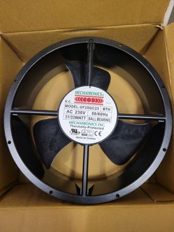 MECHATRONICS UF25GC23-BTH AC230V 31W/33W Ball Bearing Cooling Fan