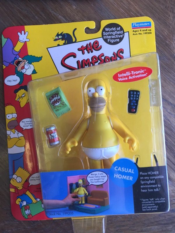 The Simpsons Action figure casual homer series 4