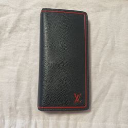 LOUIS VUITTON Brazza Wallet Tiaga Leather